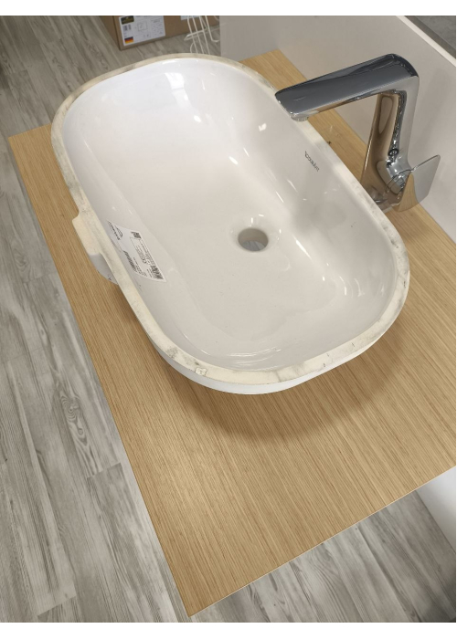 Раковина під стільницю Duravit D-code, білий глянсовий, 49,5 х 29 см, 0338490000 (невеликий скол на борту)