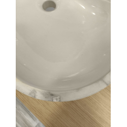 Раковина під стільницю Duravit D-code, білий глянсовий, 49,5 х 29 см, 0338490000 (невеликий скол на борту)