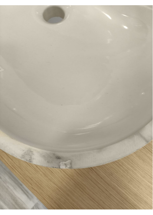 Раковина під стільницю Duravit D-code, білий глянсовий, 49,5 х 29 см, 0338490000 (невеликий скол на борту)