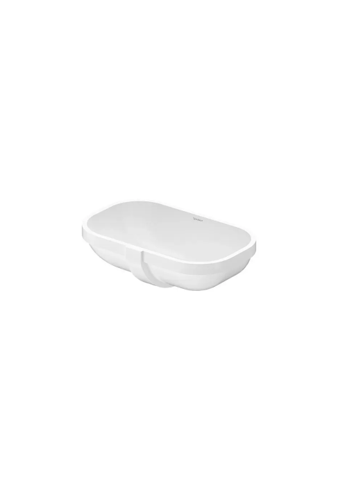 Раковина під стільницю Duravit D-code, білий глянсовий, 49,5 х 29 см, 0338490000 (невеликий скол на борту)
