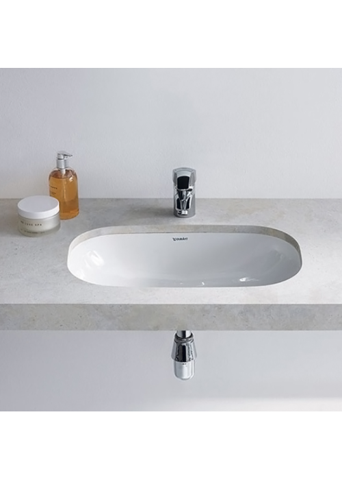 Раковина під стільницю Duravit D-code, білий глянсовий, 49,5 х 29 см, 0338490000 (невеликий скол на борту)
