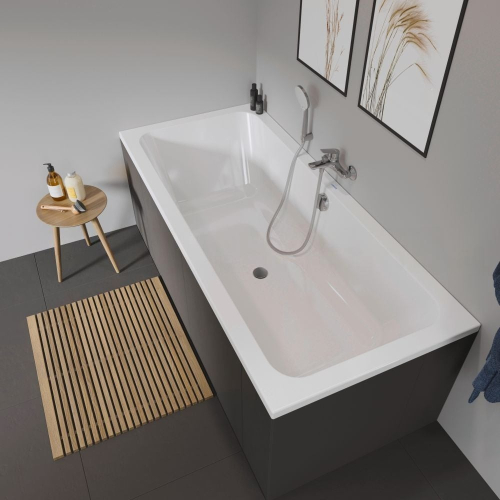 Ванна акрилова прямокутна Duravit D-Code 180x80см, 700101000000000