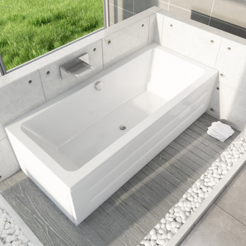Ванна акрилова прямокутна Duravit D-Code 180x80см, 700101000000000