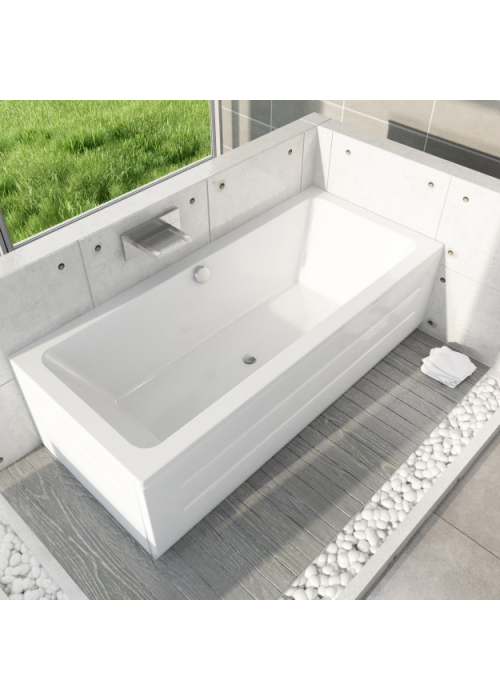 Ванна акрилова прямокутна Duravit D-Code 180x80см, 700101000000000