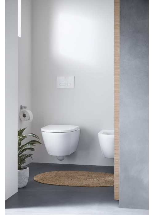 Унитаз подвесной укороченный Duravit D-Neo Rimless (2588090000) + сиденье с крышкой Soft Close (0021690000), 45880900A1