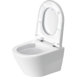 Унітаз підвісний укорочений Duravit D-Neo Rimless (2588090000) + сидіння з кришкою Soft Close (0021690000), 45880900A1