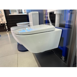 Унітаз підвісний Duravit D-Neo Rimless (2577090000) + сидіння з кришкою Soft Close (0021690000), 45770900A1