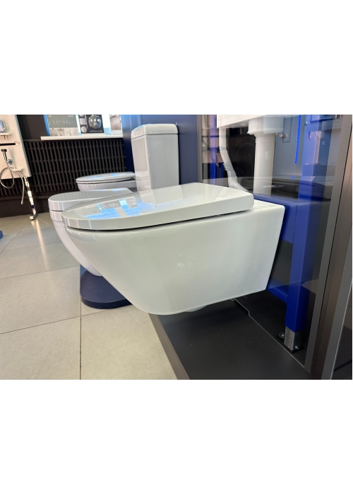 Унитаз подвесной Duravit D-Neo Rimless (2577090000) + сиденье с крышкой Soft Close (0021690000), 45770900A1