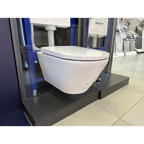 Унітаз підвісний Duravit D-Neo Rimless (2577090000) + сидіння з кришкою Soft Close (0021690000), 45770900A1