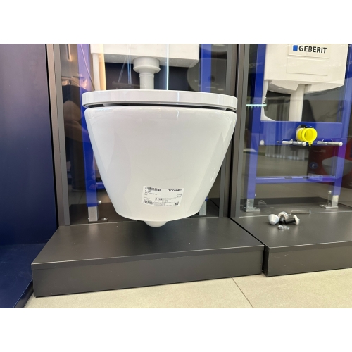 Унітаз підвісний Duravit D-Neo Rimless (2577090000) + сидіння з кришкою Soft Close (0021690000), 45770900A1