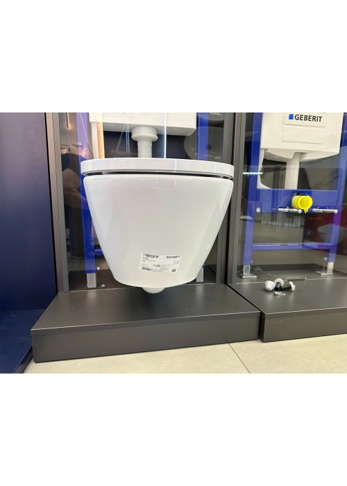 Унитаз подвесной Duravit D-Neo Rimless (2577090000) + сиденье с крышкой Soft Close (0021690000), 45770900A1