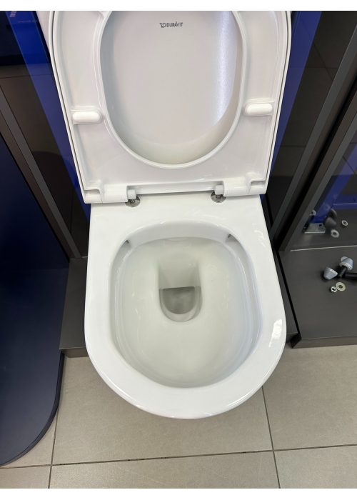 Унитаз подвесной Duravit D-Neo Rimless (2577090000) + сиденье с крышкой Soft Close (0021690000), 45770900A1