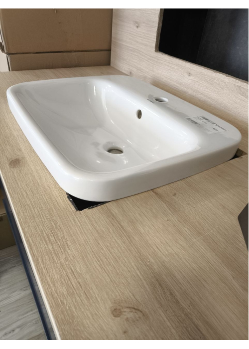 Умивальник врізний в стільницю DURAVIT DuraStyle прямокутний білий 0374560000 (Невелика подряпина)