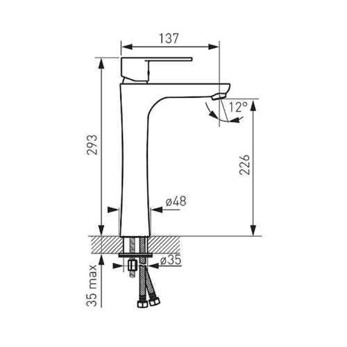 Змішувач для раковини FERRO ALGEO (BAG2LU) SHOWROOM