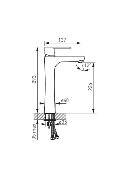 Змішувач для раковини FERRO ALGEO (BAG2LU) SHOWROOM