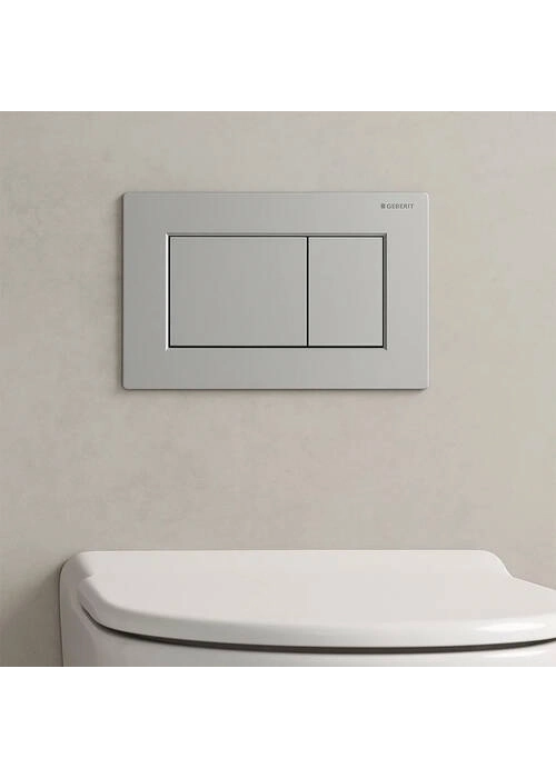 Кнопка смыва Geberit Sigma01 square 115.660.JQ.1 хром матовый