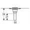 Трап для душу Geberit без сифона, для монтажу через перекриття: d50мм, 154.053.00.1