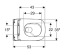 Унітаз підвісний Geberit Smyle Square 503.171.00.1 TurboFlush, із сидінням Softсlose, QuickRelease (Sandwich)