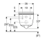 Унітаз підвісний Geberit Smyle Square 503.171.00.1 TurboFlush, із сидінням Softсlose, QuickRelease (Sandwich)