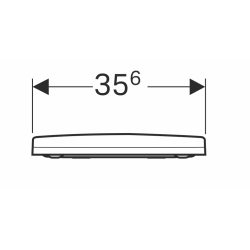 Сидіння для унітазу Geberit Acanto 500.605.01.2 soft-close дюропласт
