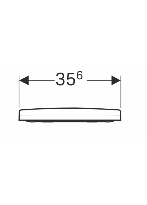 Сиденье для унитаза Geberit Acanto 500.605.01.2 soft-close дюропласт