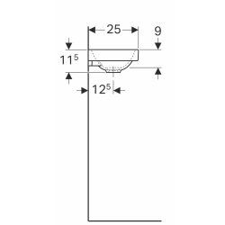 Раковина Geberit Acanto 40 500.635.01.2