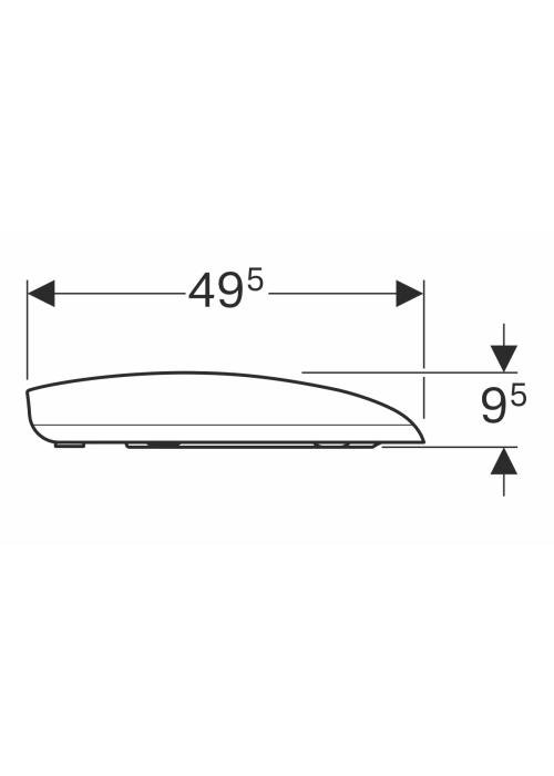 Сиденье для унитаза Geberit Citterio 500.540.01.1 soft-close дюропласт