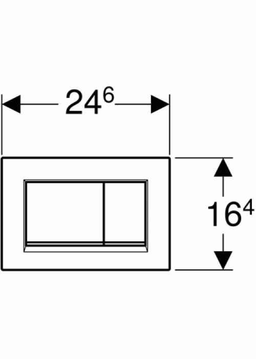 Кнопка змиву Geberit Sigma 30 пластик, 115.883.JT.1