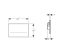 Кнопка змиву Geberit Sigma 80, Подвійний Змив, Безконтактна, Дзеркальне Скло
