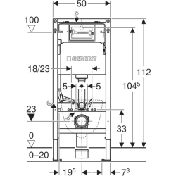 Инсталляционная система Geberit Duofix Delta 12 111.153.00.3