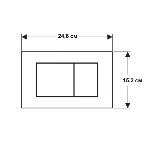 Кнопка змиву Geberit Sigma 40, чорний 115.629.SJ.1