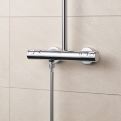 Душова система з термостатом Grohe QuickFix Vitalio Start System 250 Cubе 2669600A