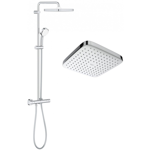 Душова система з термостатом Grohe Tempesta Cosmopolitan System 250 Cubе 26689000