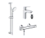 Набір змішувачів 2 в 1 для ванної кімнати Grohe QuickFix Start S-Size 34841551TS