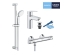 Набір змішувачів 2 в 1 для ванної кімнати Grohe QuickFix Start S-Size 34841551TS