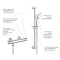 Набір змішувачів 2 в 1 для ванної кімнати Grohe QuickFix Start S-Size 34841551TS