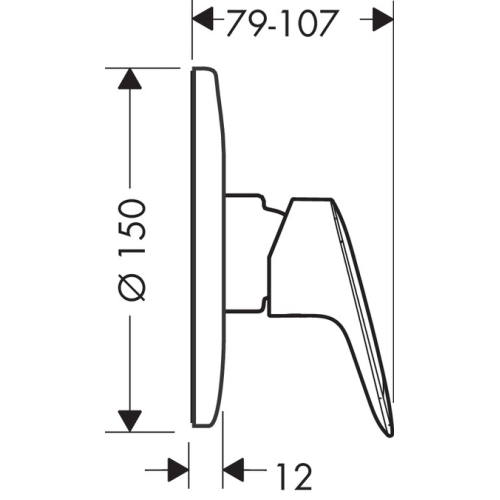 Змішувач для душу HANSGROHE Logis 71666000 SET