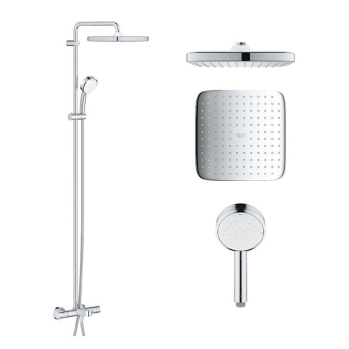 Душова система з термостатом для ванни Grohe Tempesta Cosmopolitan System 250 26691000