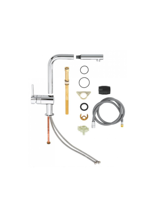 Змішувач для кухні з висувним виливом Grohe Vento 30436000