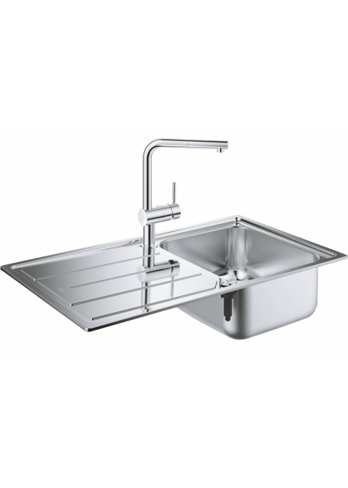 Кухонна мийка Grohe EX Sink K500 + змішувач Minta (31573SD0)