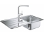 Кухонная мойка Grohe EX Sink K500 + смеситель Minta (31573SD0)