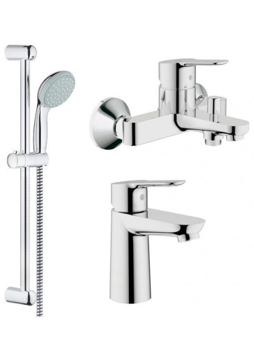 Набір змішувачів для ванни GROHE BauEdge 123367M (23758000 + 32820000 + 27598000)