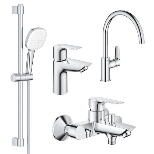 Комплект смесителей c кухонным смесителем GROHE BauEdge New 4 в 1 UA123218K1