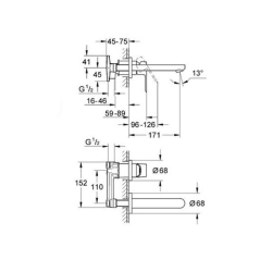 Змішувач для раковини Grohe BauLoop 20289000