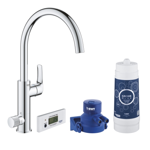 Змішувач кухонний із фільтром Grohe Blue Pure Eurosmart 30383000