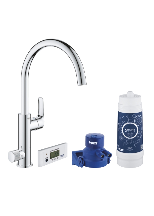 Змішувач кухонний із фільтром Grohe Blue Pure Eurosmart 30383000