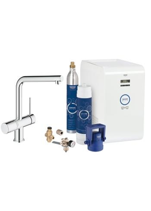 Змішувач кухонний GROHE Blue Minta Professional з функцією очищення води 31347002