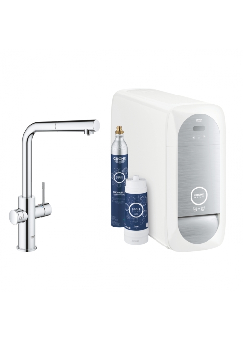 Смеситель кухонный Grohe GROHE Blue Home, 31539000 с функцией очистки водопроводной воды