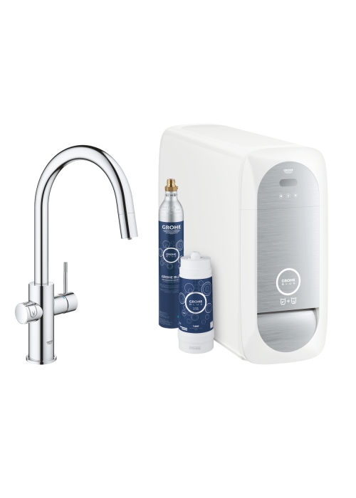 Змішувач кухонний Grohe GROHE Blue Home 31541000 з функцією очищення водопровідної води