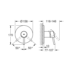 Змішувач для душу Grohe Concetto 24053001